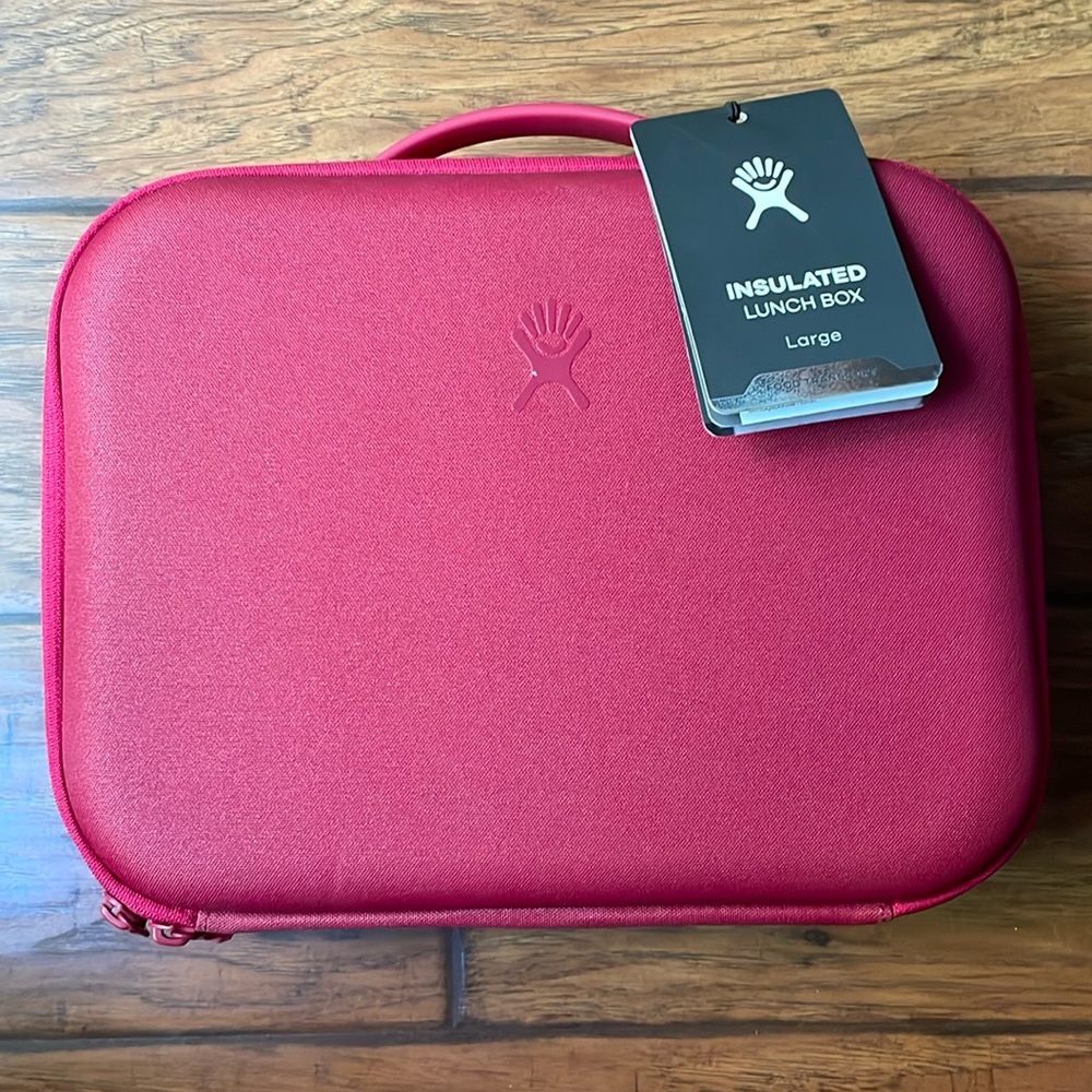 Hydro Flask insulated lunch box large snapper berry
